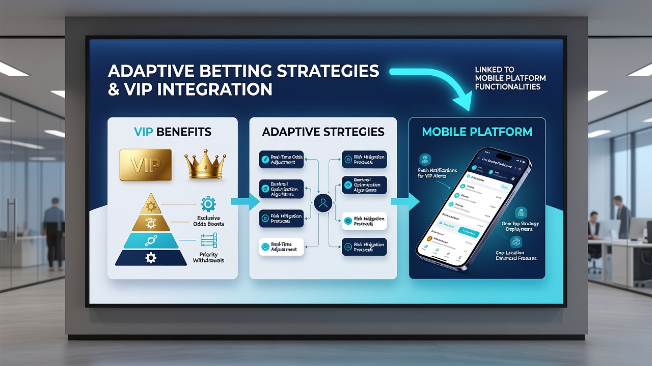 Close-up of VIP dashboard on mobile app displaying betting history, tier progress, and adaptive strategy suggestions