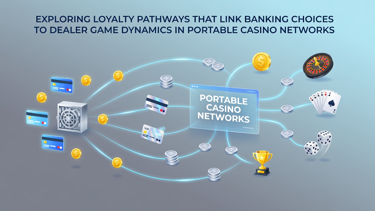 Loyalty pathways diagram showing connections between banking methods and live dealer interactions in mobile casino platforms