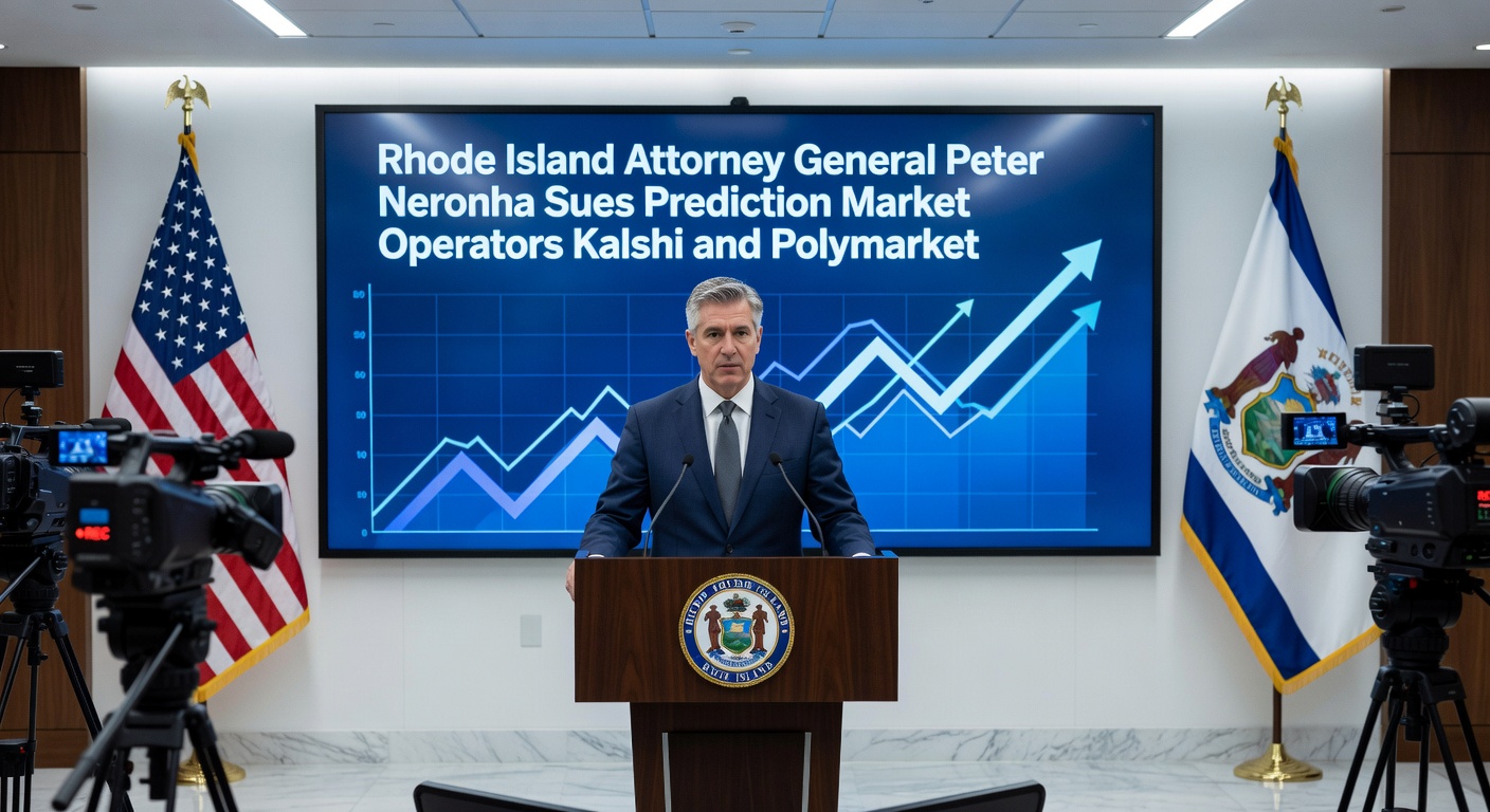 Expert panel discussion image with charts on gambling addiction trends and regulatory proposals, evoking a Boston conference setting