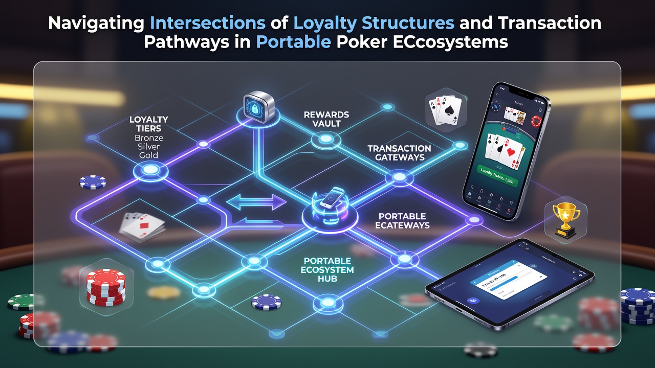 Mobile poker interface showing loyalty tier progress alongside deposit and withdrawal options on a smartphone screen