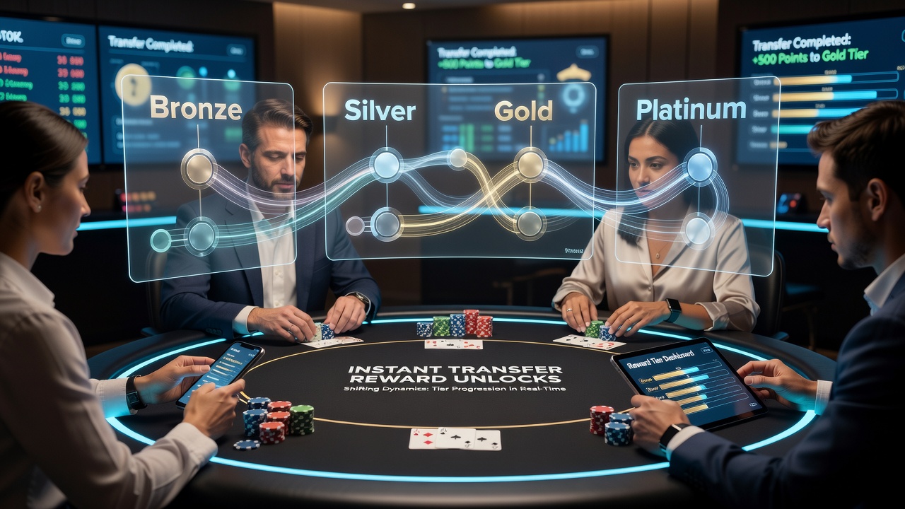 Close-up of smartphone displaying live roulette wheel alongside tier unlock animation after instant deposit